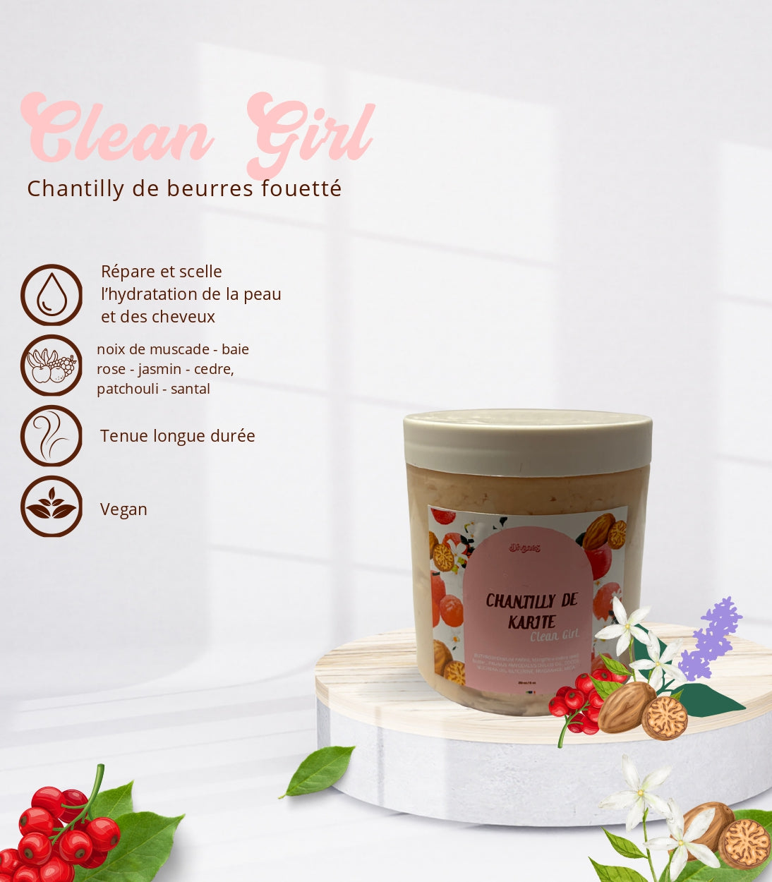 Chantilly Clean Girl